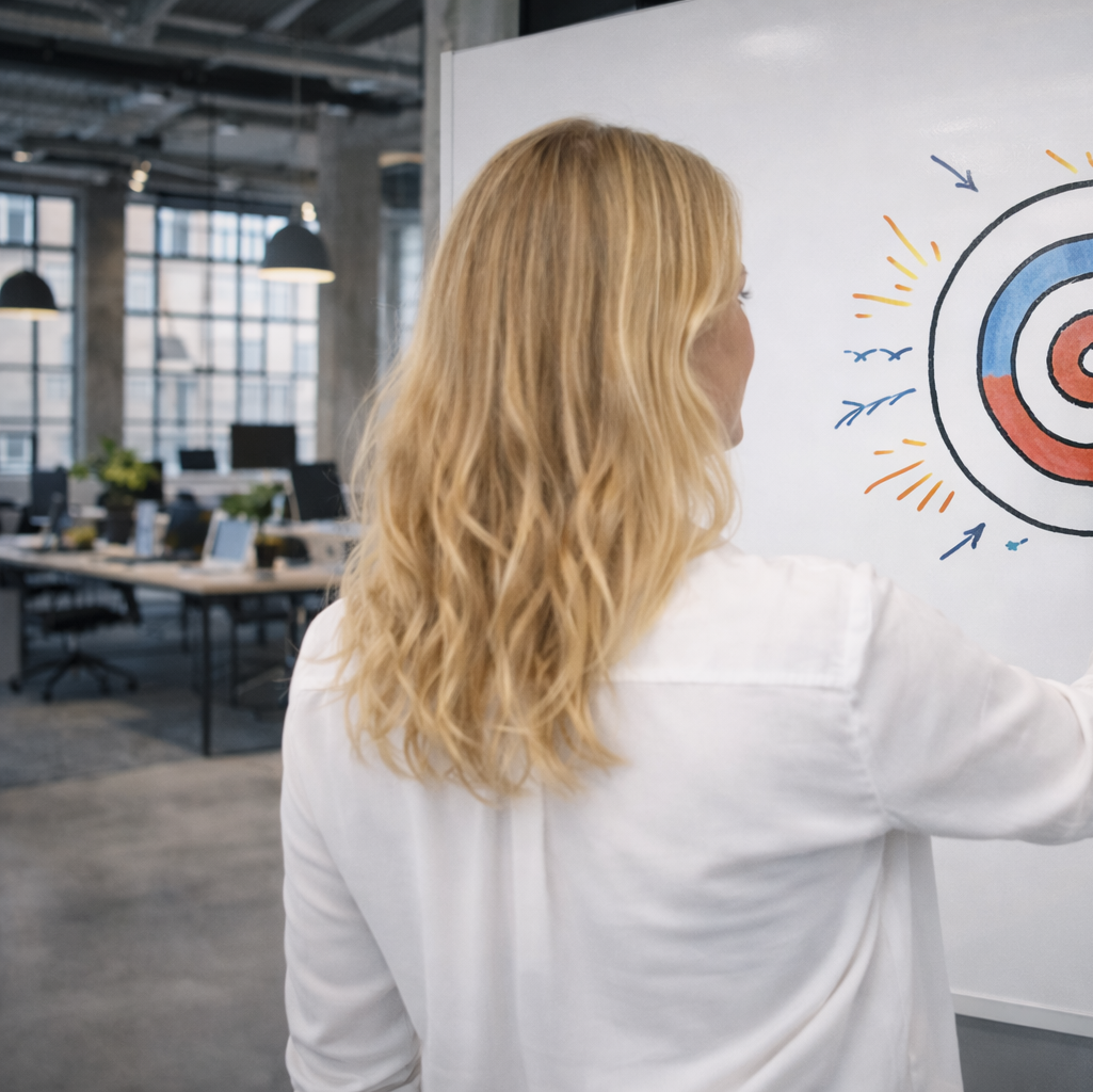 Carola Krüger bei der Arbeit